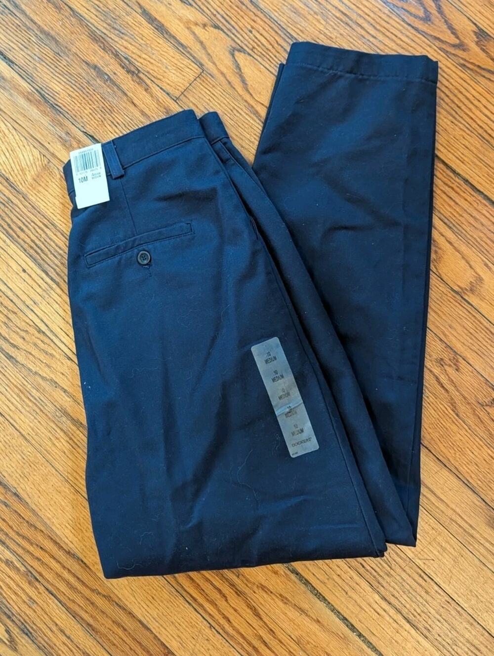 NWT Dockers Classic Khakis Pants Women's Size 10 Black